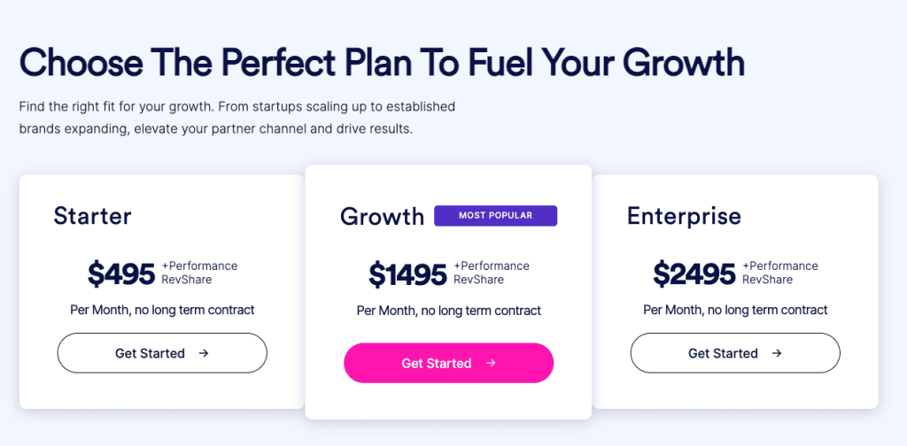 inflektion pricing starts at $495 per month